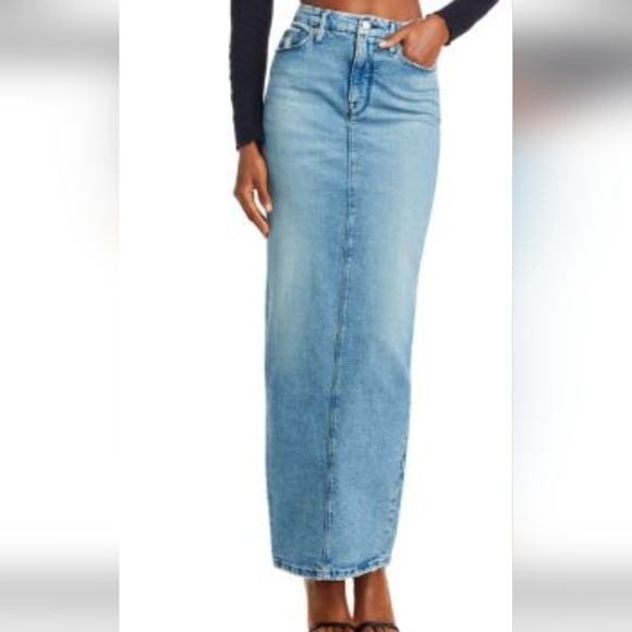 Good American Dresses & Skirts - Good American Denim Tube Maxi Skirt size 10/30